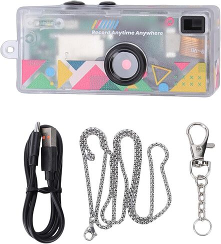 كاميرا رقمية VBESTLIFE Keychain، كاميرا صغيرة بدقة 12 ميجابكسل 1080 بكسل مع شاشة 0.96 بوصة، مسجل فيديو مع عمر بطارية طويل للسفر والحفلات ومدونة الفيديو in Kuwait