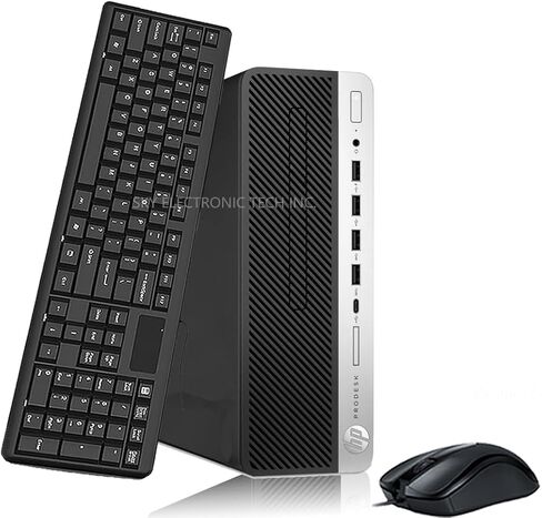كمبيوتر مكتبي للأعمال HP ProDesk 600 G3 SFF، كمبيوتر مكتبي Intel Core i5-7500 بسرعة 3.4 جيجا هرتز، ذاكرة الوصول العشوائي DDR4 سعة 8 جيجا بايت، SSD 256 جيجا بايت، لوحة مفاتيح وماوس، واي فاي/بلوتوث، دعم 4K، Windows 11 Pro (متجدد) in Kuwait