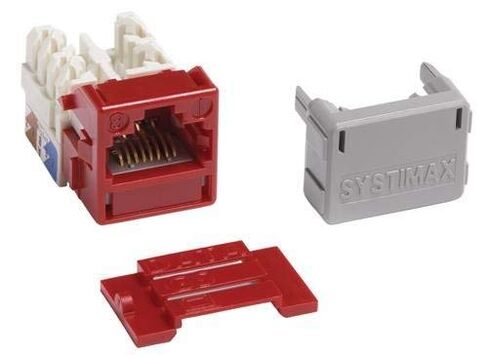 Systimax MGS400-317 GigaSPEEDÂ XL MGS400 Series منفذ معلومات U/UTP فئة 6، أحمر in Kuwait