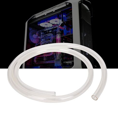 Soft Tubing Water Cooling, Universal Slim Computer PVC Water Cooling Pipe Soft Tube 9.5x12.7mm for Computer Water Cooling,High Transparency Water Cooling in Kuwait