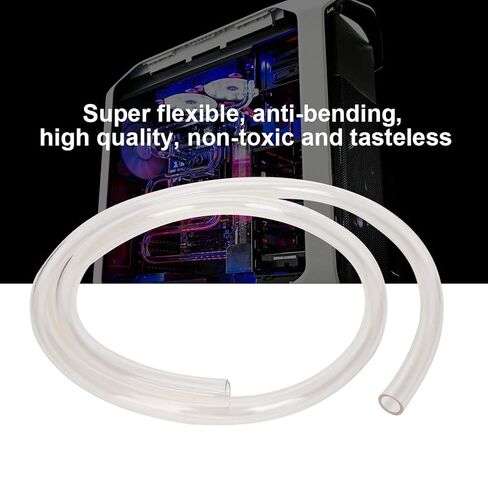 Soft Tubing Water Cooling, Universal Slim Computer PVC Water Cooling Pipe Soft Tube 9.5x12.7mm for Computer Water Cooling,High Transparency Water Cooling in Kuwait