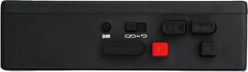 QFX RETRO-1980 Portable Bluetooth Cassette Tape Player Recorder, Auto Reverse, USB-C Rechargeable, Built-in Speaker and Microphone, Stereo Earbuds Included in Kuwait