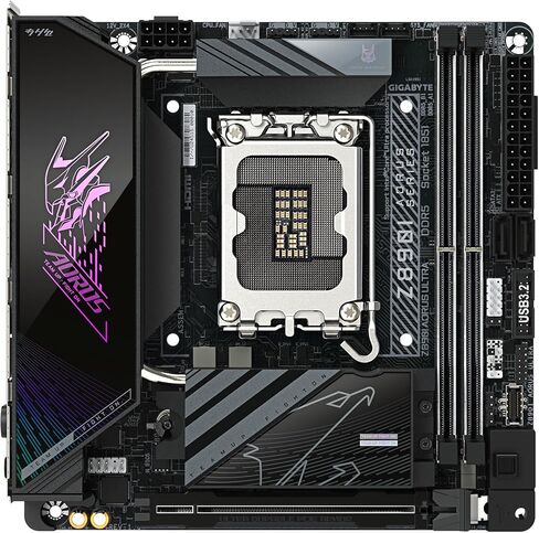 اللوحة الأم GIGABYTE Z890I AORUS Ultra - تدعم وحدات المعالجة المركزية Intel Core Ultra (Series 2)، 8+1+2 مراحل VRM، حتى 8800 ميجا هرتز DDR5 (OC)، 1xPCIe 5.0 + 1xPCIe 4.0، Wi-Fi 7، 2.5 جيجا بايت LAN، Thunderbolt 4 in Kuwait