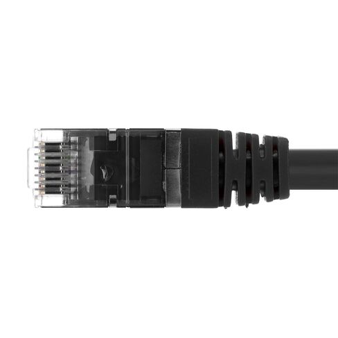كابل تصحيح NavePoint Ethernet CAT6، F/UTP، 26AWG، 7 قدم، 5 حزم، أسود in Kuwait