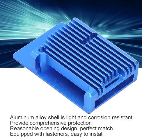 Aluminum Alloy Heat Dissipation Enclosure Cooling Shell 4 B Microcomputer Accessories in Kuwait