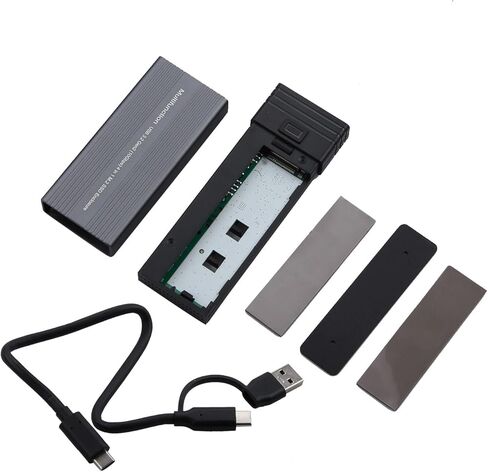 حافظة مهايئ SSD للهاتف المحمول الاحتياطية M.2 NVME SATA M-Key B+M Key Type-C Hub US in Kuwait