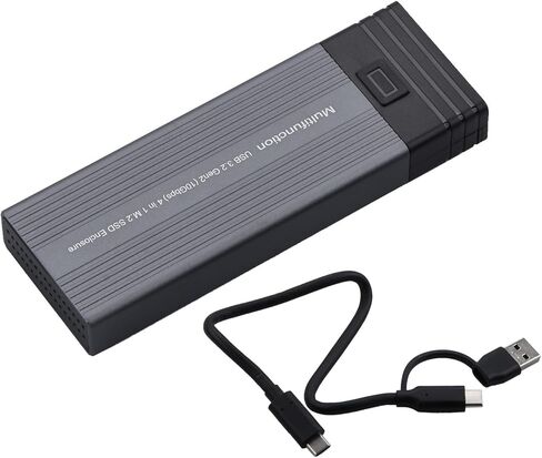 حافظة مهايئ SSD للهاتف المحمول الاحتياطية M.2 NVME SATA M-Key B+M Key Type-C Hub US in Kuwait