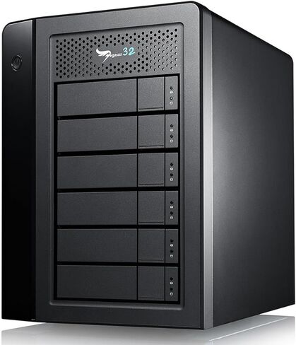 Promise Technology Pegasus32 R6 24TB (6x4TB) Hybrid Thunderbolt 3 or USB32 Direct Attached RAID Storage, High Performance External Hard Drive (P32R6HD24US) in Kuwait