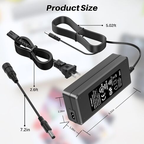 24V 2.7A Power Cord Charger for Canon SELPHY CP1500 CP1300 CP1200 CP910 CP900 CP820 CP810 CP800 CP740 CP730 CP720 CP710 CP600 CP510 CP400 Photo Printer Adapter Charger Power Supply in Kuwait