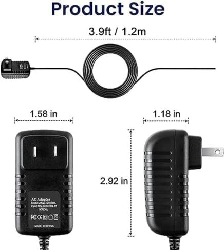12V Replacement Adapter for Provirtec HC-03 HC03 MistFree Smart Humidifier DC12V Power Supply Charger Cable Cord in Kuwait