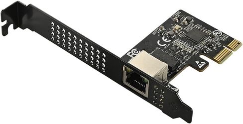 بطاقة شبكة PCIE سعة 5 جيجابايت PCI Express X1 إلى RJ45 بطاقة شبكة خدمة جيجابت إيثرنت 10/100/1000M/2.5G/5G للكمبيوتر الشخصي in Kuwait
