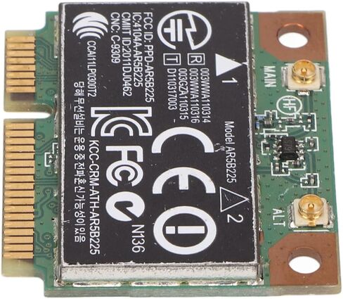 Mini PCIe WiFi Card 300Mbps Bluetooth 4.0 for HP ProBook Pavilion Laptops, PCB-Enhanced Signal Stability, Plug-and-Play Installation, for Legacy Laptop Wireless Upgrade in Kuwait