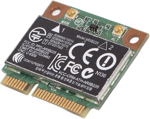 Mini PCIe WiFi Card 300Mbps Bluetooth 4.0 for HP ProBook Pavilion Laptops, PCB-Enhanced Signal Stability, Plug-and-Play Installation, for Legacy Laptop Wireless Upgrade in Kuwait