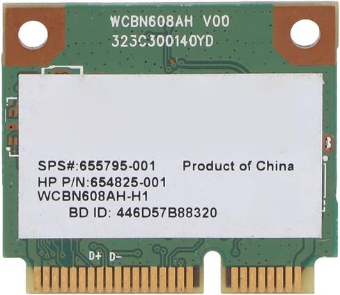 Mini PCIe WiFi Card 300Mbps Bluetooth 4.0 for HP ProBook Pavilion Laptops, PCB-Enhanced Signal Stability, Plug-and-Play Installation, for Legacy Laptop Wireless Upgrade in Kuwait