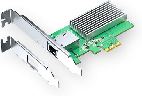 بطاقة شبكة PCIe 10 جيجا بايت، محول إيثرنت PCIe 4.0 x1 إلى RJ45، Realtek RTL8127AT، يدعم 10G/5G/2.5G/1G، استيقظ على الشبكة المحلية، حذاء PXE، دعامة منخفضة المستوى متضمنة، لنظام التشغيل Windows/Linux/الخادم/سطح المكتب in Kuwait
