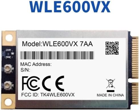 WLE600VX ثنائي النطاق 2.4 جيجا هرتز 5 جيجا هرتز 802.11ac/Abgn بطاقة PCI Express صغيرة MIMO 2x2 Wave 1 وحدة بطاقة WiFi Atheros QCA9882 in Kuwait