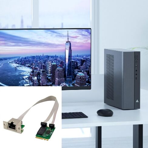محول شبكات M.2 RJ45 RTL8125BG Chip M بطاقة جيجابت إيثرنت / 1000 / 100Mbps PCIE Bus Card سهلة التركيب in Kuwait