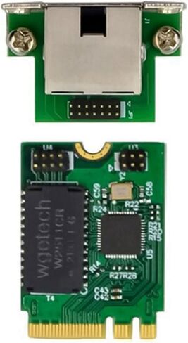 محول شبكات M.2 RJ45 RTL8125BG Chip M بطاقة جيجابت إيثرنت / 1000 / 100Mbps PCIE Bus Card سهلة التركيب in Kuwait