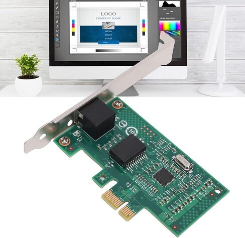 محول خادم Zopsc Gigabit Ethernet PCIE 2.0 x1 بطاقة الشبكة مع وحدة تحكم 82580 لأجهزة الكمبيوتر المكتبية Linux OS X in Kuwait