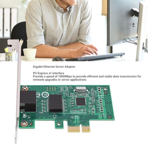 محول خادم Zopsc Gigabit Ethernet PCIE 2.0 x1 بطاقة الشبكة مع وحدة تحكم 82580 لأجهزة الكمبيوتر المكتبية Linux OS X in Kuwait
