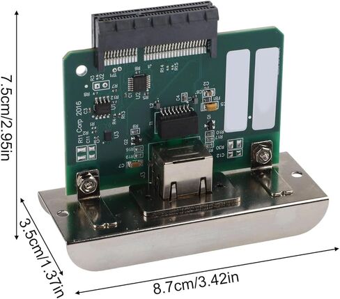 بطاقة الشبكة السلكية الداخلية المتوافقة مع خادم طباعة إيثرنت Zebra ZT200 ZT210 ZT230 ZT610 P1038204-01 PCB أداء مستقر، سهولة التركيب، اتصال موثوق in Kuwait