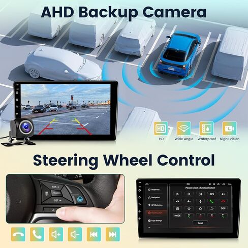 Leadfan Car Stereo for Nissan Altima Teana 2013-2018 Radio with Wireless CarPlay Android Auto, 9'' Touchscreen Built-in Bluetooth GPS Navigation WiFi SWC Backup Camera MIC 2+32G in Kuwait