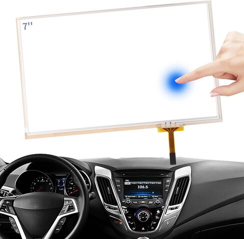 TsuperU 7" Touch Screen Digitizer Replacement for Hyundai Sonata Veloster 2013-2016, for Kia Soul Sorento Radio Screen 2013-2016 Replaced, Touchscreen Navigation System LB070WV7 TD01 TM070 LMS700KF3 in Kuwait