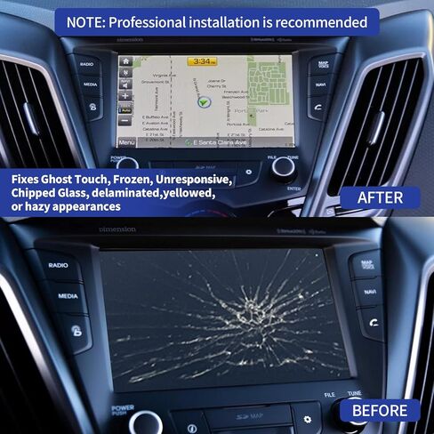 TsuperU 7" Touch Screen Digitizer Replacement for Hyundai Sonata Veloster 2013-2016, for Kia Soul Sorento Radio Screen 2013-2016 Replaced, Touchscreen Navigation System LB070WV7 TD01 TM070 LMS700KF3 in Kuwait
