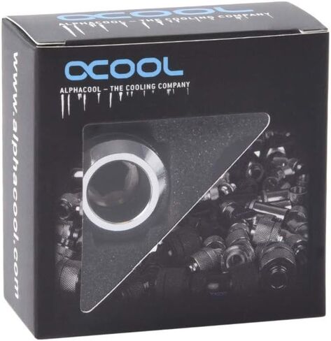 Alphacool Eiszapfen PRO 13mm HardTube Fitting G1/4 - Chrome (17470) in Kuwait