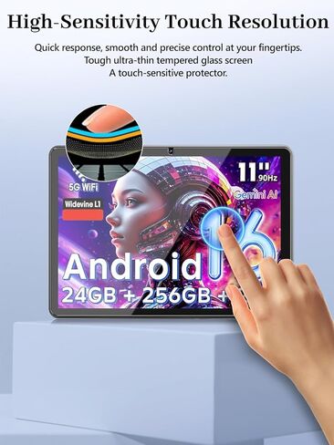 2-Pack Screen Protector for Raemond M70 2025 11 inch Tablet, 9H Hardness Tempered Glass, Anti-Fingerprint,Anti-Scratch, Easily Installation & HD Clear in Kuwait