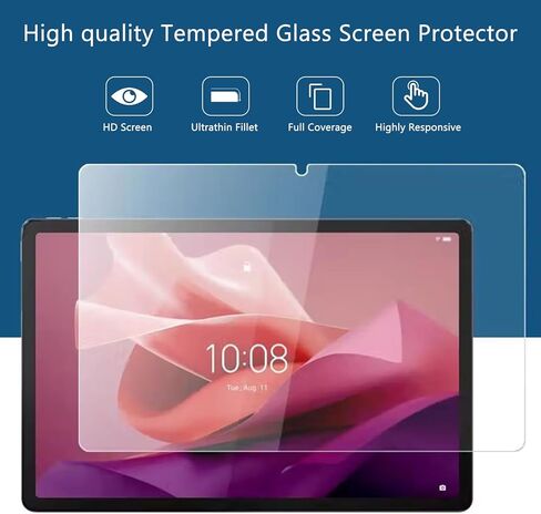MUBUY-GOL 2 Pack Tempered Glass Screen Protector for 2025 Lenovo Tab One 8.7" & Lenovo Tab K9 8.7 Inch HD Clear,9H Hardness, Anti-Scratch Anti Fingerprint in Kuwait