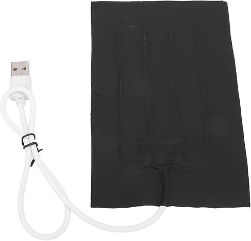 Dioche القماش لوحة التدفئة USB القماش سخان 15.4x10 سنتيمتر 5 فولت 1A 5 واط لوحة التدفئة قابلة للانحناء لتدفئة اليد والأوشحة ساخنة وتدفئة الكأس والحصير الحيوانات الأليفة in Kuwait