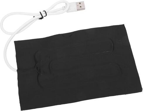 Dioche القماش لوحة التدفئة USB القماش سخان 15.4x10 سنتيمتر 5 فولت 1A 5 واط لوحة التدفئة قابلة للانحناء لتدفئة اليد والأوشحة ساخنة وتدفئة الكأس والحصير الحيوانات الأليفة in Kuwait
