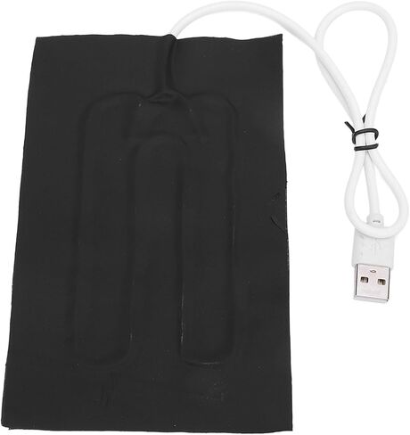 Dioche القماش لوحة التدفئة USB القماش سخان 15.4x10 سنتيمتر 5 فولت 1A 5 واط لوحة التدفئة قابلة للانحناء لتدفئة اليد والأوشحة ساخنة وتدفئة الكأس والحصير الحيوانات الأليفة in Kuwait