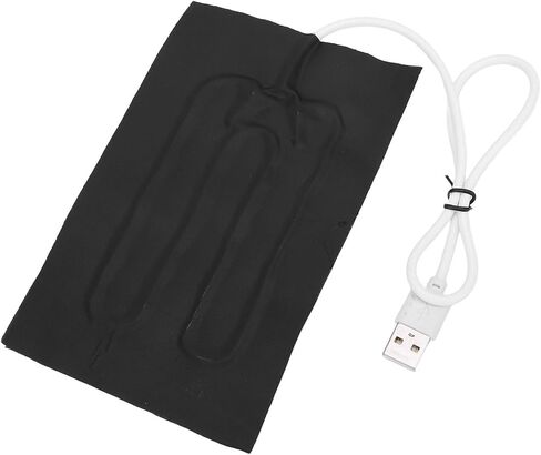 Dioche القماش لوحة التدفئة USB القماش سخان 15.4x10 سنتيمتر 5 فولت 1A 5 واط لوحة التدفئة قابلة للانحناء لتدفئة اليد والأوشحة ساخنة وتدفئة الكأس والحصير الحيوانات الأليفة in Kuwait