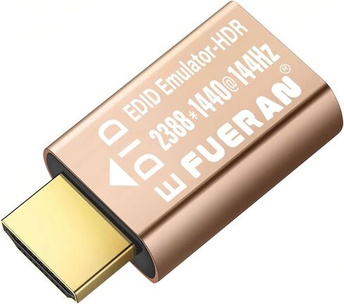 HDMI Dummy Plug - دقة خاصة 3440x1440@100 هرتز محاكي العرض الافتراضي للكمبيوتر الشخصي، وسماعات الواقع الافتراضي وتعدين العملات المشفرة، ومحول العرض الشبح بدون رأس EDID in Kuwait