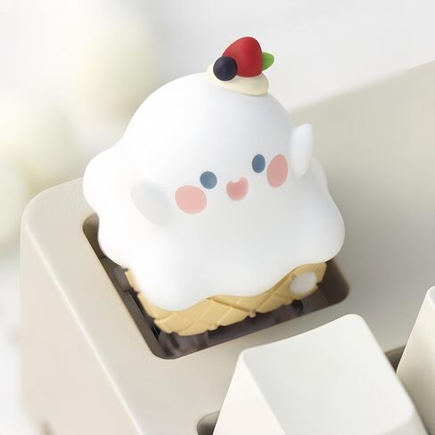Artisan Keycaps, Cute Ice Cream- Shaped Kawaii keycaps, Resin Handmade, Single Replace Key for ESC Key Mechanical Keyboard in Kuwait