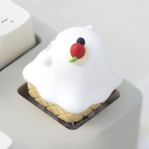 Artisan Keycaps, Cute Ice Cream- Shaped Kawaii keycaps, Resin Handmade, Single Replace Key for ESC Key Mechanical Keyboard in Kuwait