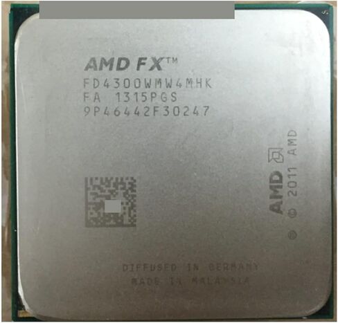 معالجات سطح المكتب A FX 4300 Fx 3.8 جيجا هرتز 4 متر رباعية c مقبس وحدة المعالجة المركزية AM3 + كمبيوتر أربعة نووي in Kuwait