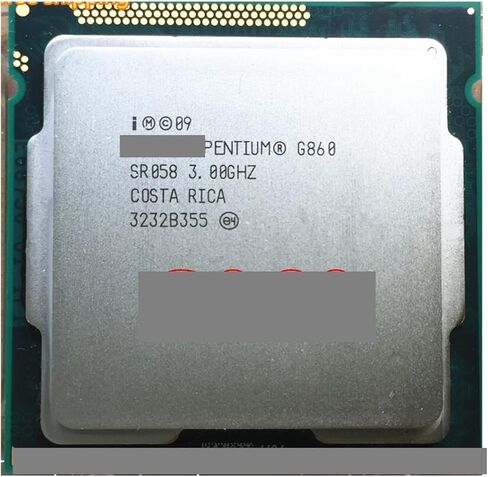 معالج وحدة المعالجة المركزية P G860 (3.0 جيجا هرتز / ذاكرة تخزين مؤقت 3 ميجابايت / LGA1155 / ثنائي النواة) لسطح المكتب بقدرة 65 وات in Kuwait