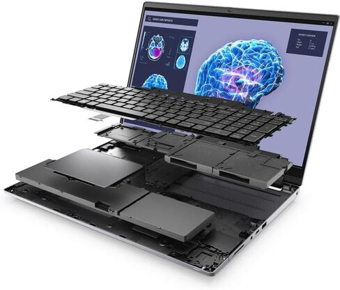 محطة العمل المحمولة Dell Precision 7680 - شاشة 16 بوصة FHD+ AG 500 nits - 5.5 جيجا هرتز Intel Core i9-13950HX 24-Core - 1 تيرابايت SSD - 64 جيجابايت ذاكرة الوصول العشوائي - NVIDIA RTX 3500 Ada 12 جيجابايت GDDR6 - Windows 11 pro in Kuwait