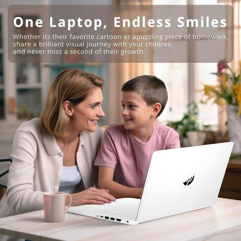 HP 2024 Premium 14 بوصة Micro-Edge كمبيوتر محمول محمول للأعمال الطلابية، Intel Quad-Core N4120، ذاكرة الوصول العشوائي 16 جيجابايت، 320 جيجابايت (64 جيجابايت eMMC + بطاقة 256 جيجابايت)، كاميرا ويب، WiFi، Windows 11S + 1 سنة Office 365، MarxsolAccessory أبي in Kuwait