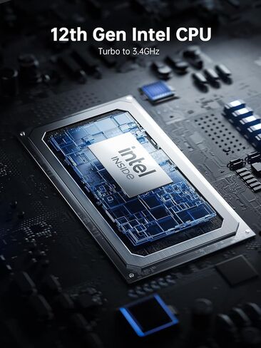 كمبيوتر محمول 2026، كمبيوتر محمول 8 جيجابايت رام 256 جيجابايت SSD، كمبيوتر محمول 15.6 بوصة مع معالج رباعي النواة الثاني عشر (يصل إلى 3.4 جيجا هرتز)، شاشة FHD 1920 بكسل، واي فاي 5، USB3.2، Type_C in Saudi Arabia
