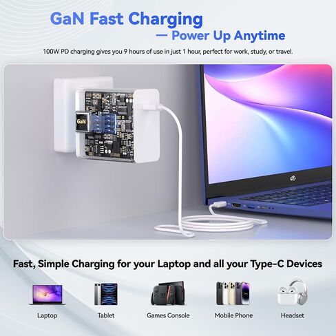 كمبيوتر محمول NIMO Light-Gaming، 17.3 بوصة FHD مع AMD 8-Core R7 7735HS 32GB DDR5 RAM 1TB SSD (حتى 4.75 جيجا هرتز، Beat i7-12650H) Radeon 680M GPU 100W Type-C عرض 180 درجة للأعمال والمدرسة، ضمان لمدة عامين in Kuwait