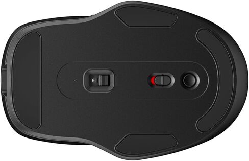ماوس HP 515 لاسلكي فائق السرعة قابل لإعادة الشحن (9C2F7AA) - متعدد الأسطح - لاسلكي - 32.81 قدم - تردد الراديو - 2.40 جيجا هرتز - قابل للشحن - أسود - USB من النوع A - 4000 نقطة في البوصة - عجلة التمرير - 5 أزرار - in Kuwait