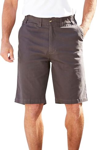 KingSize Men's Big & Tall 10" Flex Full-Elastic Waist Chino Shorts in Saudi Arabia