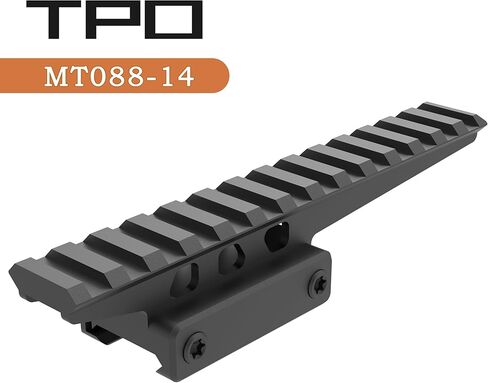 FSI Picatinny Rail Riser Mount Picatinny Red Dot Riser Mount 0.88 بوصة ارتفاع 5.6 بوصة طويل 8 فتحات (MT088-14L) (14 فتحة) in Kuwait