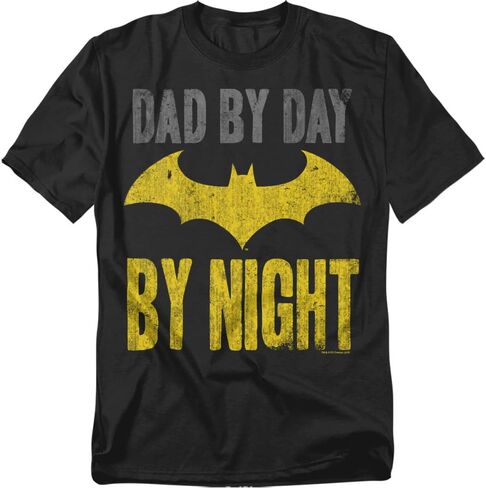 تي شيرت Popfunk Classic Batman Dad by Day لعيد الأب والملصقات in Saudi Arabia