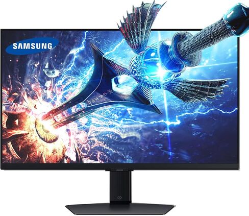 Samsung 27" Odyssey 4K UHD Gaming Monitor | 144Hz 1ms, Fast IPS | G-Sync Compatible, FreeSync Premium | HDR400 Colors | Black Equalizer, Adjustable Stand (27-inch) in Kuwait