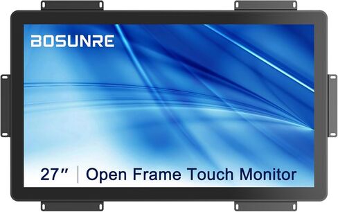 32 Inch Open Frame Capacitive PCAP Touch Monitor,FHD 1920x1080 LED-Backlit Industrial Touch Display, Open Frame Design Touch Screen Monitor Display,HD-MI & VGA Ports,Large Touch Screen in Saudi Arabia